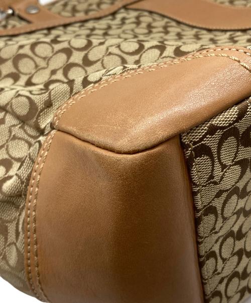COACH（コーチ）COACH (コーチ) シグネチャー トートバッグ F77156 ベージュの古着・服飾アイテム