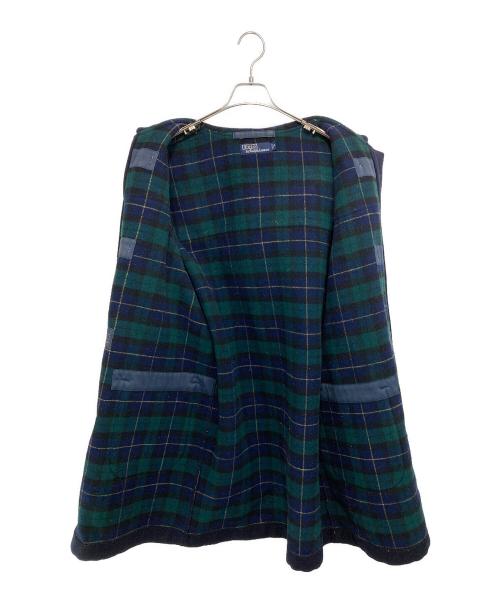 POLO RALPH LAUREN（ポロ・ラルフローレン）POLO RALPH LAUREN (ポロ・ラルフローレン) ウールダッフルコート ネイビー サイズ:Mの古着・服飾アイテム
