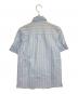 BURBERRY BLUE LABEL (バーバリー ブルー レーベル) ストライプシャツブラウス スカイブルー サイズ:38：7000円