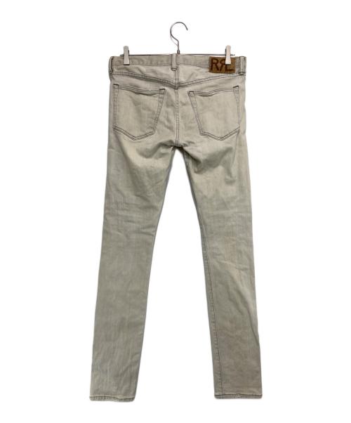 RRL（ダブルアールエル）RRL (ダブルアールエル) ウォッシュ加工スキニーデニムパンツ アイボリー サイズ:30の古着・服飾アイテム