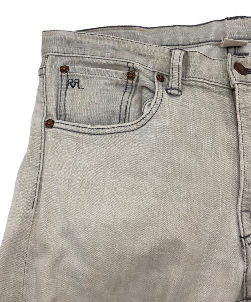 RRL（ダブルアールエル）RRL (ダブルアールエル) ウォッシュ加工スキニーデニムパンツ アイボリー サイズ:30の古着・服飾アイテム