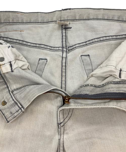 RRL（ダブルアールエル）RRL (ダブルアールエル) ウォッシュ加工スキニーデニムパンツ アイボリー サイズ:30の古着・服飾アイテム