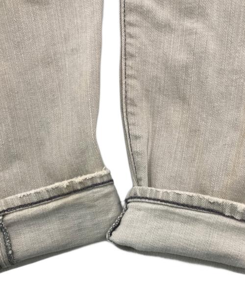 RRL（ダブルアールエル）RRL (ダブルアールエル) ウォッシュ加工スキニーデニムパンツ アイボリー サイズ:30の古着・服飾アイテム