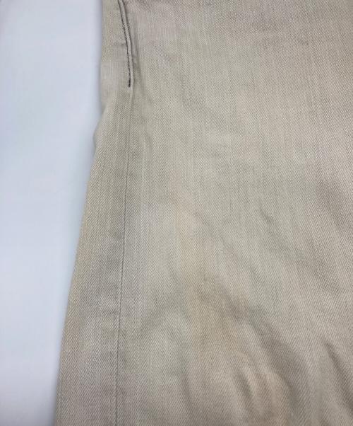 RRL（ダブルアールエル）RRL (ダブルアールエル) ウォッシュ加工スキニーデニムパンツ アイボリー サイズ:30の古着・服飾アイテム