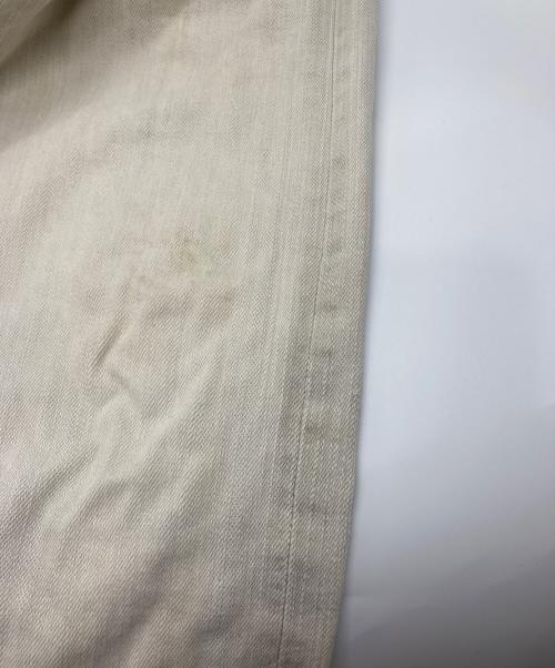 RRL（ダブルアールエル）RRL (ダブルアールエル) ウォッシュ加工スキニーデニムパンツ アイボリー サイズ:30の古着・服飾アイテム