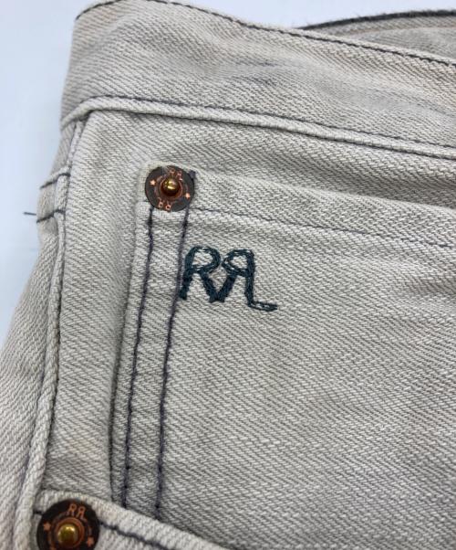 RRL（ダブルアールエル）RRL (ダブルアールエル) ウォッシュ加工スキニーデニムパンツ アイボリー サイズ:30の古着・服飾アイテム