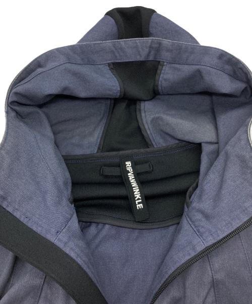 ripvanwinkle（リップヴァンウィンクル）ripvanwinkle (リップヴァンウィンクル) フーデッドジャケット グレー×ブラック サイズ:SIZE 4の古着・服飾アイテム