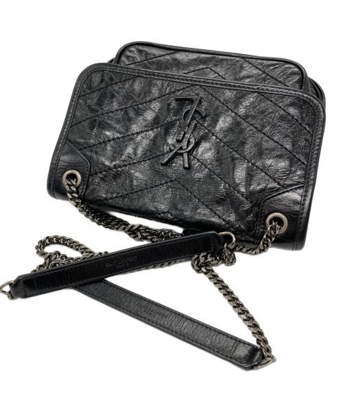 Saint Laurent Paris（サンローランパリ）Saint Laurent Paris (サンローランパリ) NIKI BABY チェーンショルダーバッグ ブラックの古着・服飾アイテム