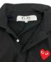中古・古着 PLAY COMME des GARCONS (プレイコムデギャルソン) Polo Shirt With Red Emblem ブラック サイズ:XL：10000円