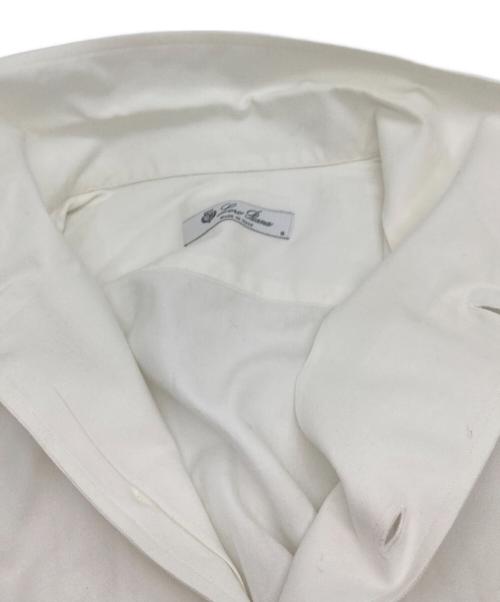LORO PIANA（ロロピアーナ）LORO PIANA (ロロピアーナ) コットンロングスリーブシャツ ホワイト サイズ:Sの古着・服飾アイテム