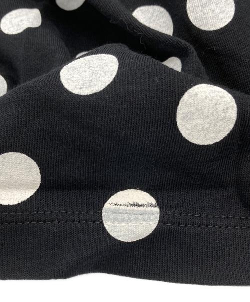 GUCCI（グッチ）GUCCI (グッチ) ポルカドットプリント Tシャツ ブラック×ホワイト サイズ:Lの古着・服飾アイテム