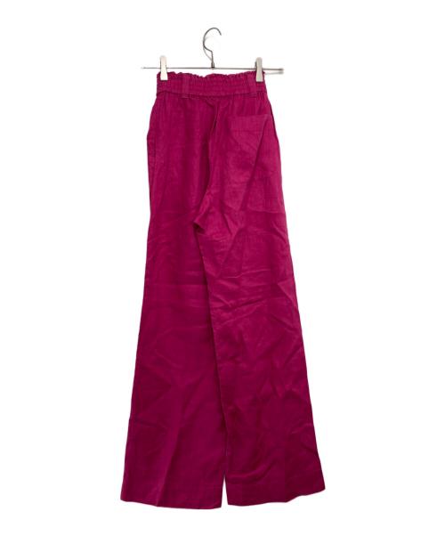 HYKE（ハイク）HYKE (ハイク) リネンワイドパンツ ショッキングピンク サイズ:1の古着・服飾アイテム
