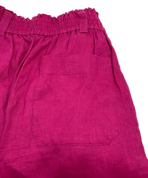 HYKE（ハイク）HYKE (ハイク) リネンワイドパンツ ショッキングピンク サイズ:1の古着・服飾アイテム