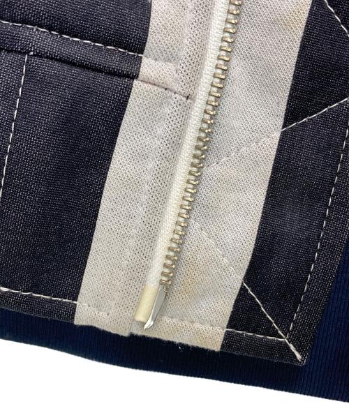 FRED PERRY（フレッドペリー）FRED PERRY (フレッドペリー) Stripe Bomber Jacket ネイビー×ホワイト サイズ:Mの古着・服飾アイテム