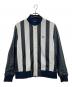 FRED PERRY（フレッドペリー）の古着「Stripe Bomber Jacket」｜ネイビー×ホワイト