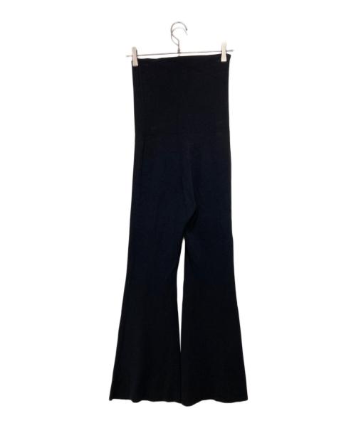 STELLA McCARTNEY（ステラマッカートニー）STELLA McCARTNEY (ステラマッカートニー) レーヨンハイウエストニットフレアパンツ ブラック サイズ:38の古着・服飾アイテム