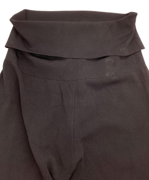 STELLA McCARTNEY（ステラマッカートニー）STELLA McCARTNEY (ステラマッカートニー) レーヨンハイウエストニットフレアパンツ ブラック サイズ:38の古着・服飾アイテム