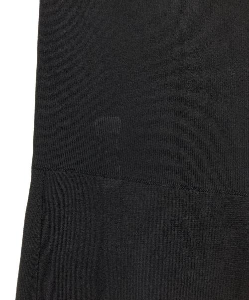 STELLA McCARTNEY（ステラマッカートニー）STELLA McCARTNEY (ステラマッカートニー) レーヨンハイウエストニットフレアパンツ ブラック サイズ:38の古着・服飾アイテム