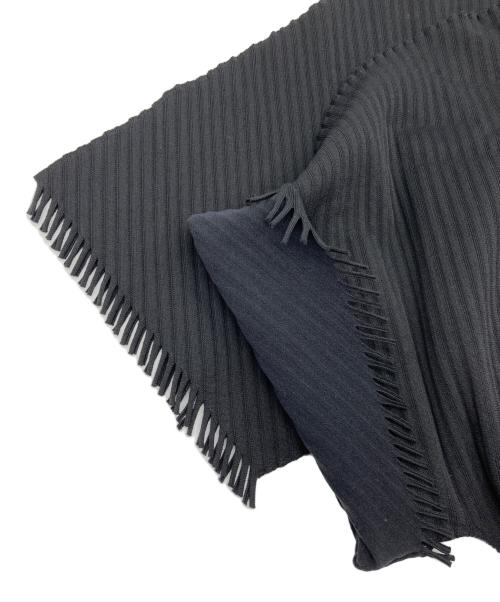 PLEATS PLEASE（プリーツプリーズ）PLEATS PLEASE (プリーツプリーズ) プリーツフリンジカットソー ブラック サイズ:SIZE 3の古着・服飾アイテム