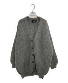tricot COMME des GARCONS（トリココムデギャルソン）の古着「ウールニットカーディガン」｜グレー