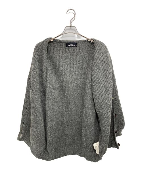 tricot COMME des GARCONS（トリココムデギャルソン）tricot COMME des GARCONS (トリココムデギャルソン) ウールニットカーディガン グレー サイズ:表記なしの古着・服飾アイテム