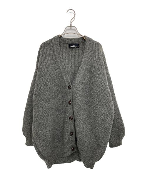 tricot COMME des GARCONS（トリココムデギャルソン）tricot COMME des GARCONS (トリココムデギャルソン) ウールニットカーディガン グレー サイズ:表記なしの古着・服飾アイテム
