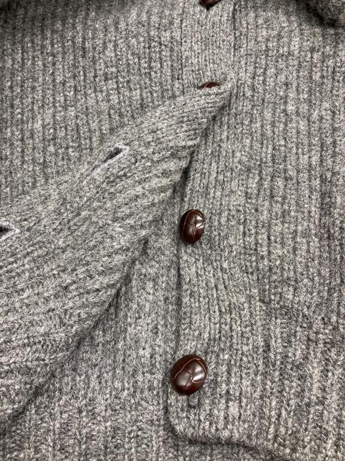 tricot COMME des GARCONS（トリココムデギャルソン）tricot COMME des GARCONS (トリココムデギャルソン) 90s ウールニットカーディガン グレー サイズ:表記無しの古着・服飾アイテム