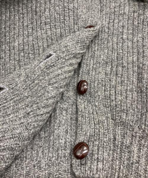 tricot COMME des GARCONS（トリココムデギャルソン）tricot COMME des GARCONS (トリココムデギャルソン) ウールニットカーディガン グレー サイズ:表記なしの古着・服飾アイテム