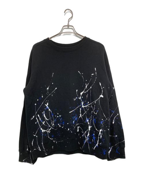 s'yte（サイト）s'yte (サイト) ペイント加工スウェット ブラック サイズ:SIZE 3の古着・服飾アイテム