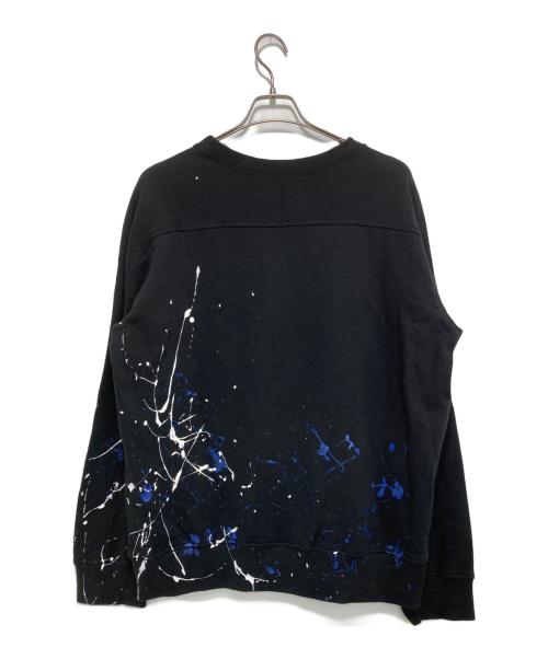 s'yte（サイト）s'yte (サイト) ペイント加工スウェット ブラック サイズ:SIZE 3の古着・服飾アイテム