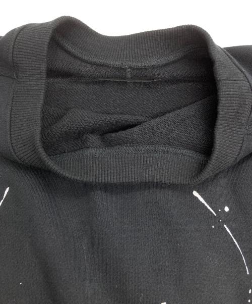 s'yte（サイト）s'yte (サイト) ペイント加工スウェット ブラック サイズ:SIZE 3の古着・服飾アイテム