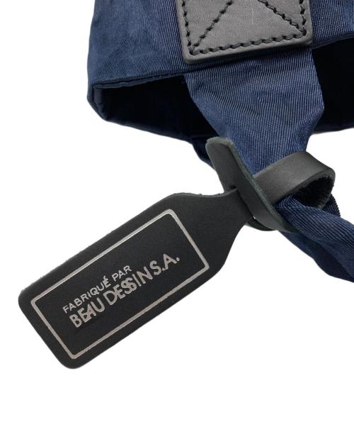 BEAU DESSIN（ボーデッサン）BEAU DESSIN (ボーデッサン) アルミボンディングトートバッグ ネイビーの古着・服飾アイテム