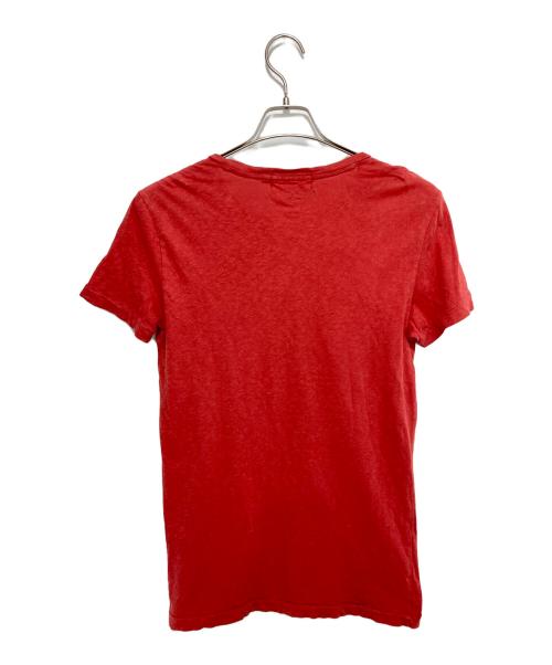 RRL（ダブルアールエル）RRL (ダブルアールエル) カウボーイプリントＴシャツ レッド サイズ:Sの古着・服飾アイテム