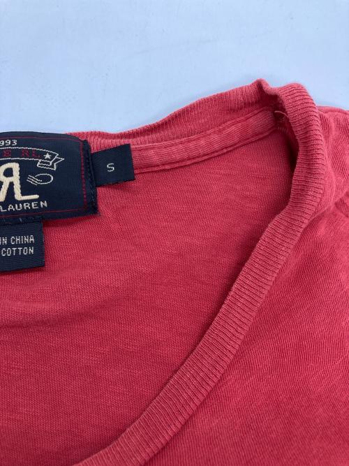 RRL（ダブルアールエル）RRL (ダブルアールエル) カウボーイプリントＴシャツ レッド サイズ:Sの古着・服飾アイテム
