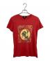 RRL（ダブルアールエル）の古着「カウボーイプリントＴシャツ」｜レッド