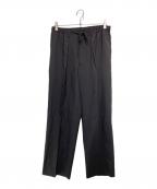 MARKAWAREマーカウェア）の古着「ORGANIC WOOL 2/80 TROPICAL CLASSIC FIT EASY PANTS」｜グレー