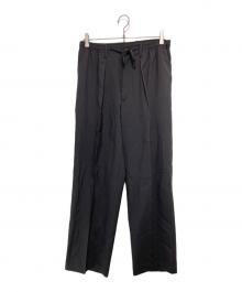 MARKAWARE（マーカウェア）の古着「ORGANIC WOOL 2/80 TROPICAL CLASSIC FIT EASY PANTS」｜グレー
