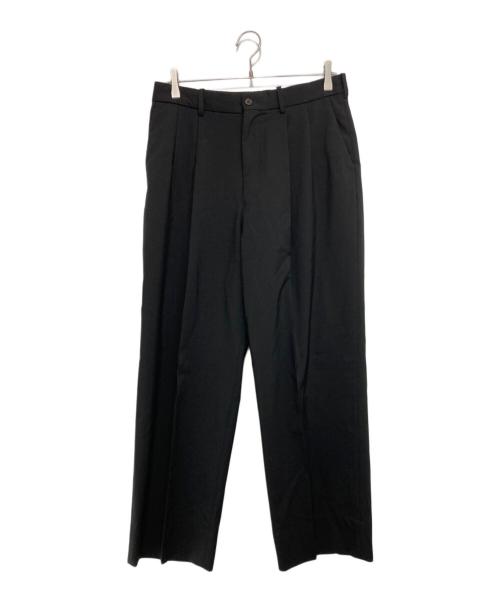MARKAWARE（マーカウェア）MARKAWARE (マーカウェア) CLASSIC FIT DOUBLE PLEATED TROUSERS ブラック サイズ:3の古着・服飾アイテム