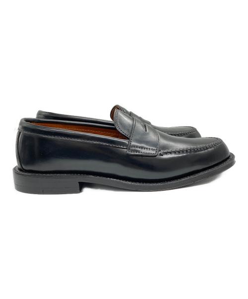 Alden（オールデン）Alden (オールデン) SHIPS (シップス) 別注 コードバン ペニーローファー ブラック サイズ:7 1/2の古着・服飾アイテム