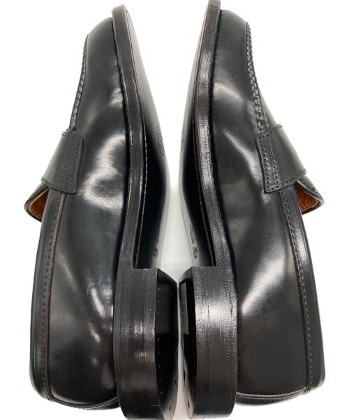 Alden（オールデン）Alden (オールデン) SHIPS (シップス) 別注 コードバン ペニーローファー ブラック サイズ:7 1/2の古着・服飾アイテム