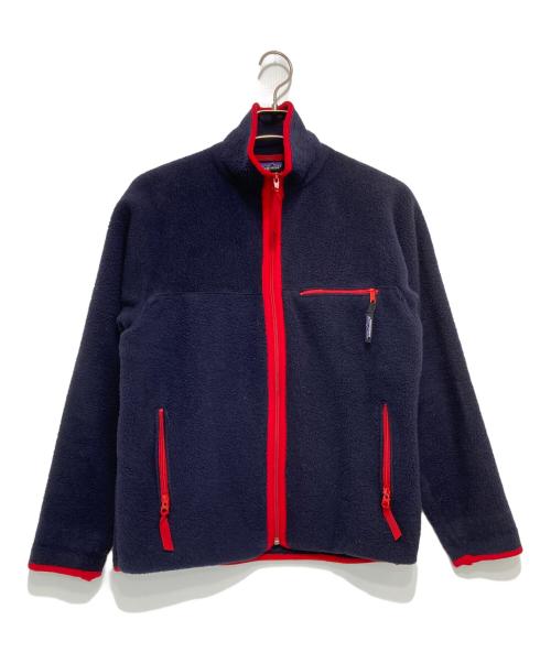 Patagonia（パタゴニア）Patagonia (パタゴニア) SYNCHILLA CARDIGAN ネイビー×レッド サイズ:Mの古着・服飾アイテム