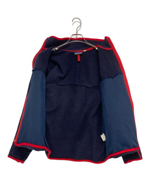 Patagonia（パタゴニア）Patagonia (パタゴニア) SYNCHILLA CARDIGAN ネイビー×レッド サイズ:Mの古着・服飾アイテム