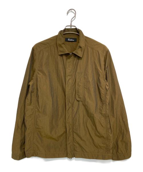 edition（エディション）edition (エディション) ナイロン ジップブルゾン カーキ サイズ:Sの古着・服飾アイテム