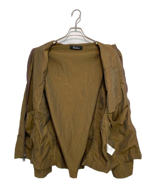 edition（エディション）edition (エディション) ナイロン ジップブルゾン カーキ サイズ:Sの古着・服飾アイテム