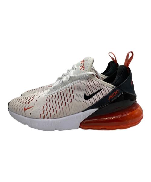 NIKE（ナイキ）NIKE (ナイキ) Air Max 270 'White Mantra Orange' ホワイト×オレンジ サイズ:US 8の古着・服飾アイテム