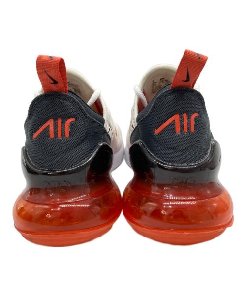 NIKE（ナイキ）NIKE (ナイキ) Air Max 270 'White Mantra Orange' ホワイト×オレンジ サイズ:US 8の古着・服飾アイテム