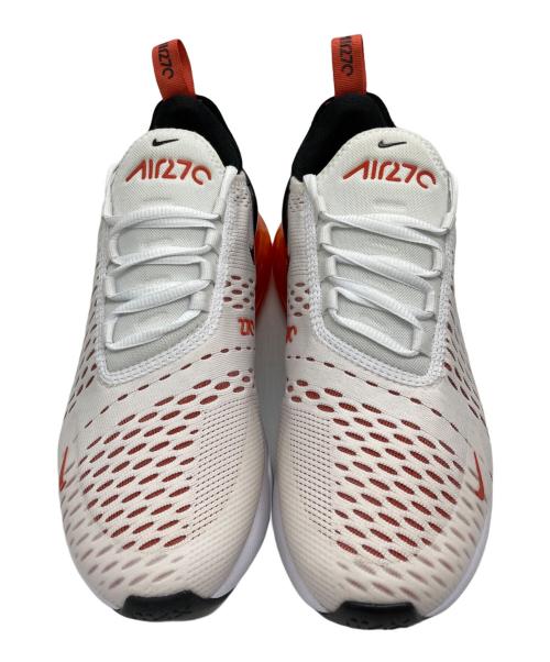 NIKE（ナイキ）NIKE (ナイキ) Air Max 270 'White Mantra Orange' ホワイト×オレンジ サイズ:US 8の古着・服飾アイテム