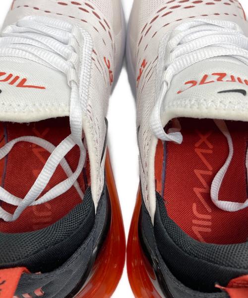 NIKE（ナイキ）NIKE (ナイキ) Air Max 270 'White Mantra Orange' ホワイト×オレンジ サイズ:US 8の古着・服飾アイテム