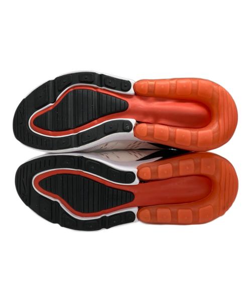 NIKE（ナイキ）NIKE (ナイキ) Air Max 270 'White Mantra Orange' ホワイト×オレンジ サイズ:US 8の古着・服飾アイテム
