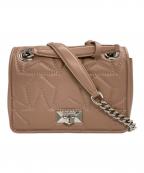 JIMMY CHOOジミーチュウ）の古着「HELIA SHOULDER BAG/S」｜ピンク